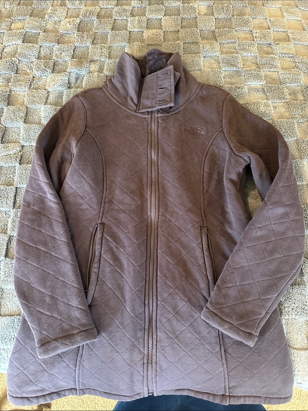 The North Face Women's Quilted Blue Jacket
